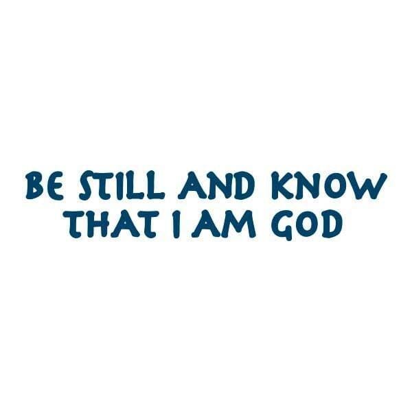 Be still and know that I am God Manifestation Tattoo Temporary Tattoos Conscious Ink 
