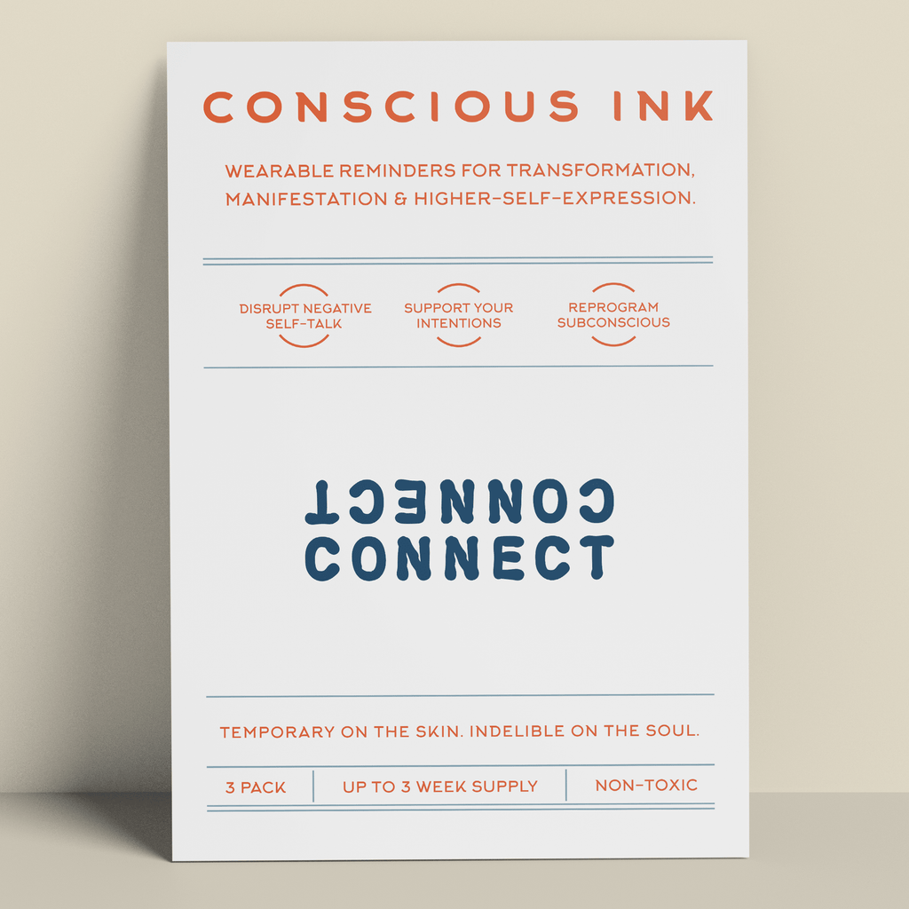 CONNECT CONNECT Manifestation Tattoo Temporary Tattoos Conscious Ink 