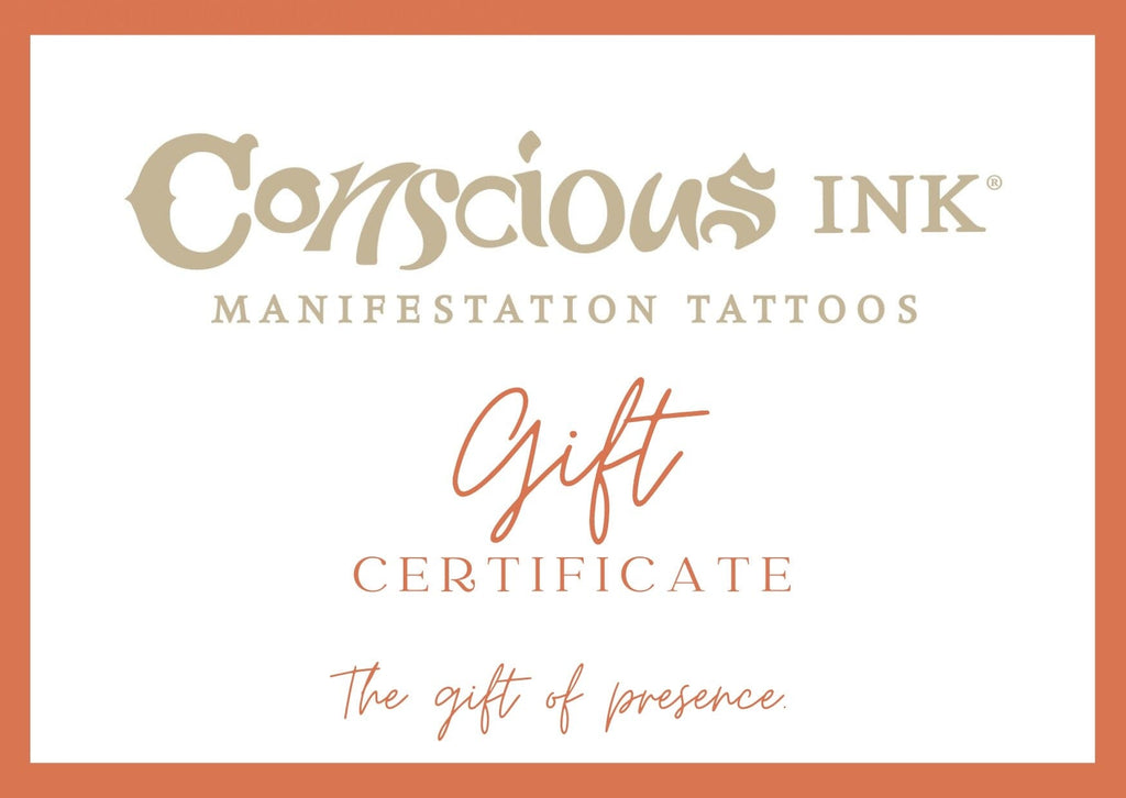 Conscious Ink Gift Certificate Gift Cards Conscious Ink $25.00 USD 