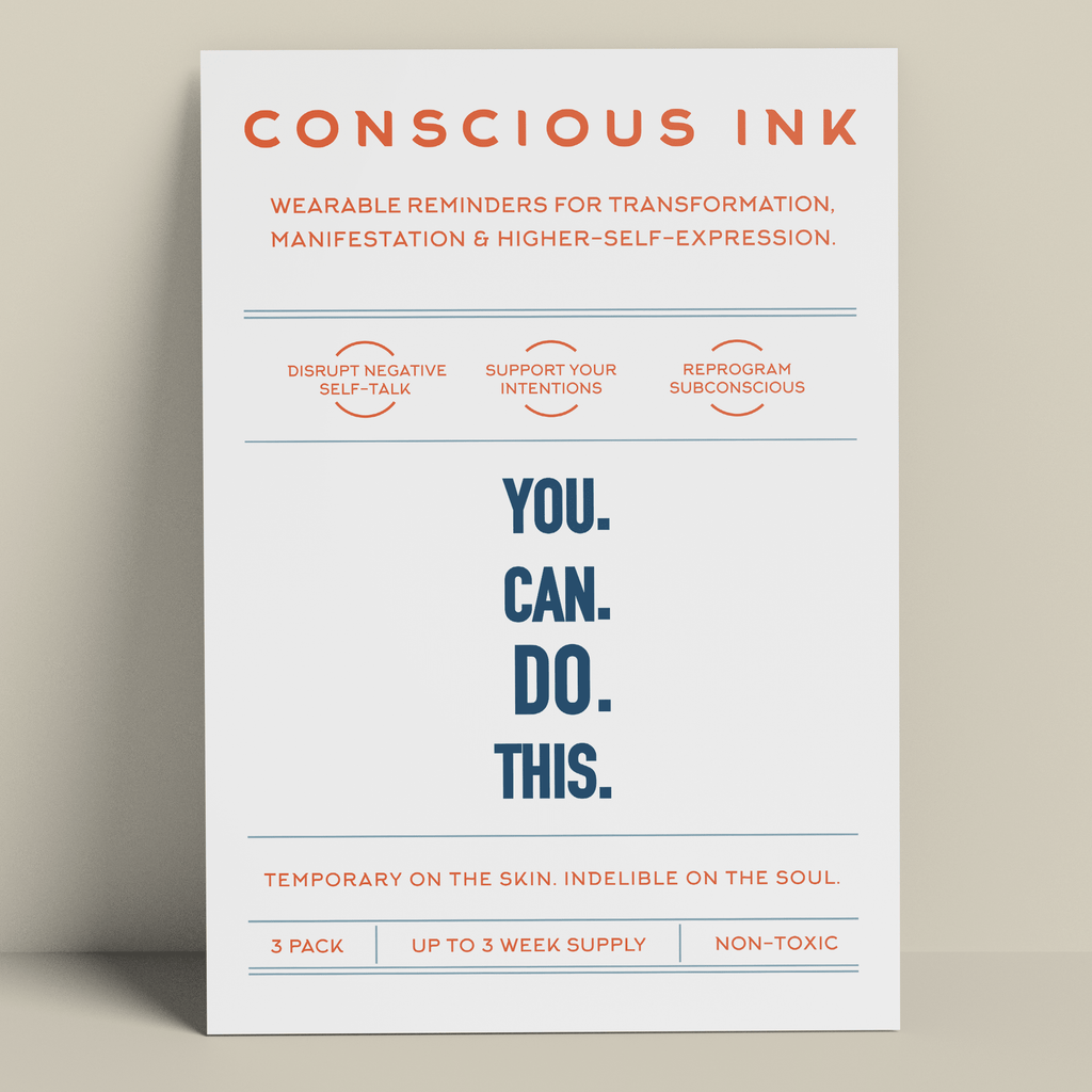 You Can Do This Manifestation Tattoo Temporary Tattoos Conscious Ink 