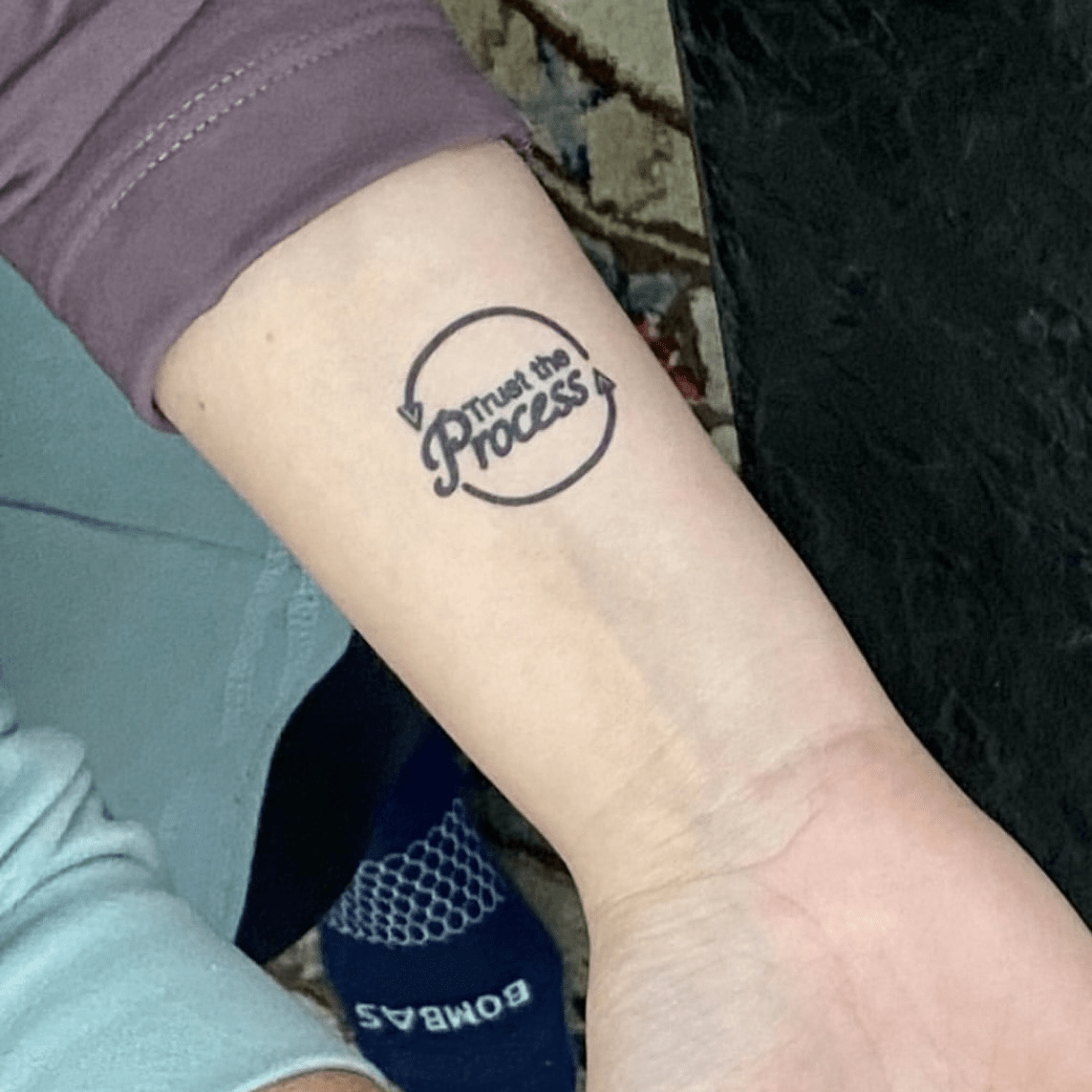 Trust The Process Temporary Tattoo Trust The Process Manifestation