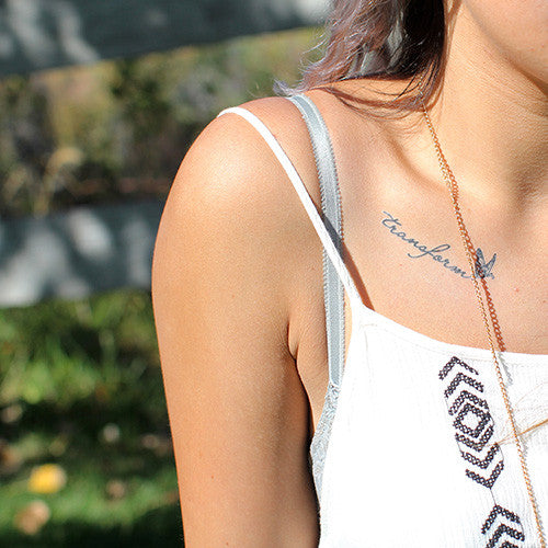 Temporary Tattoos: A Tool for Permanent Transformation?