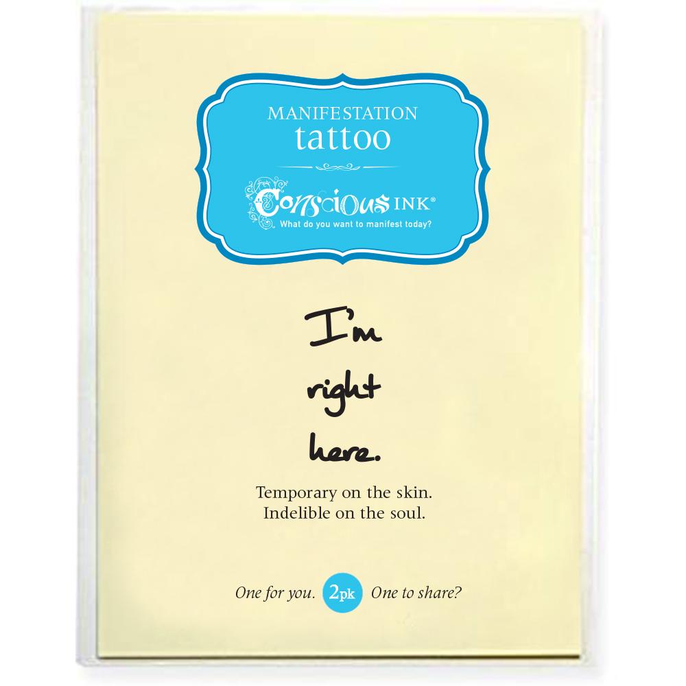 FEATURED NEW INK: I'm Right Here