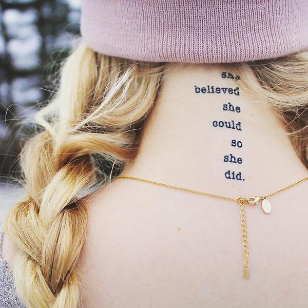 FEATURED INK: She Believed She Could So She Did