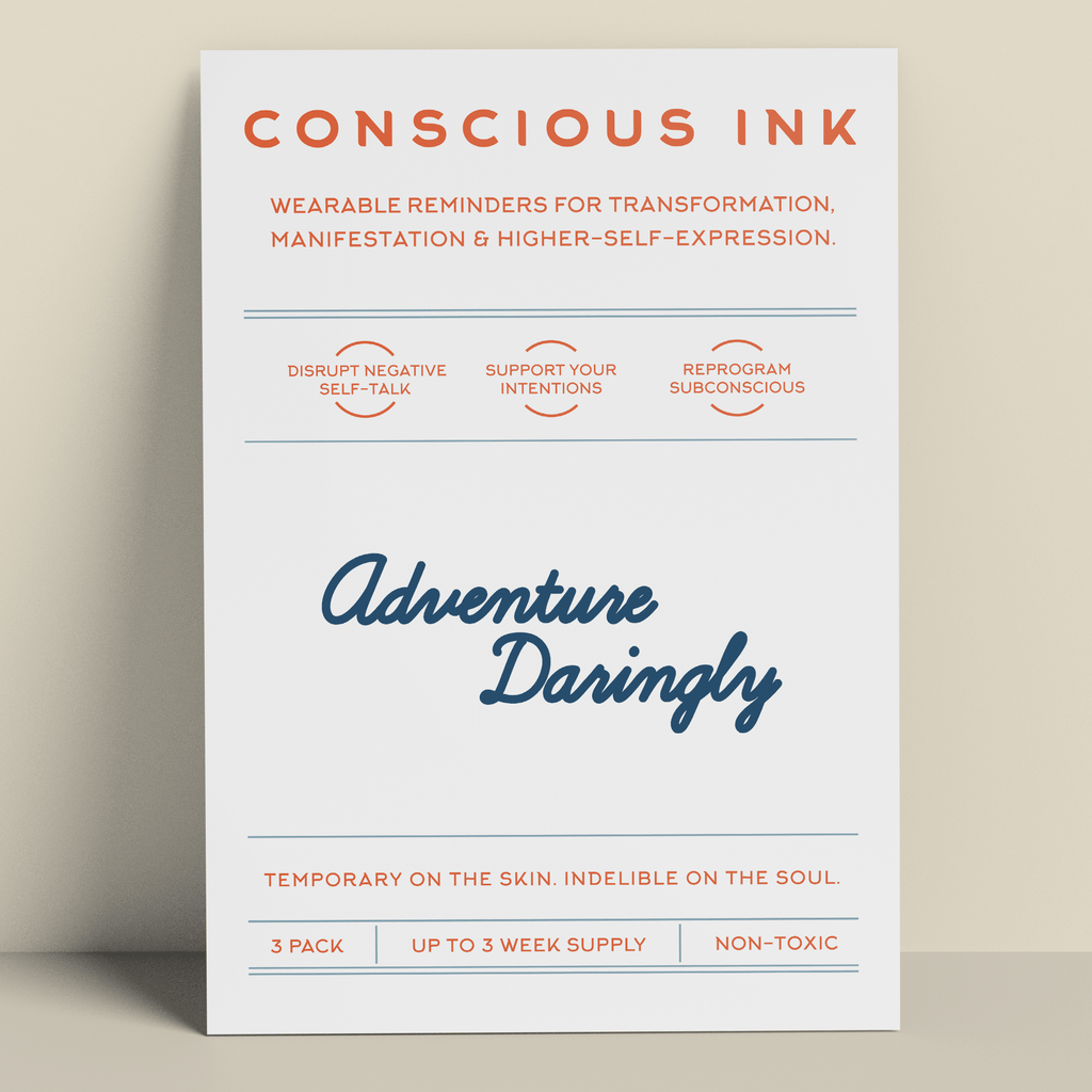 Adventure Daringly Temporary Tattoo Temporary Tattoos Conscious Ink 