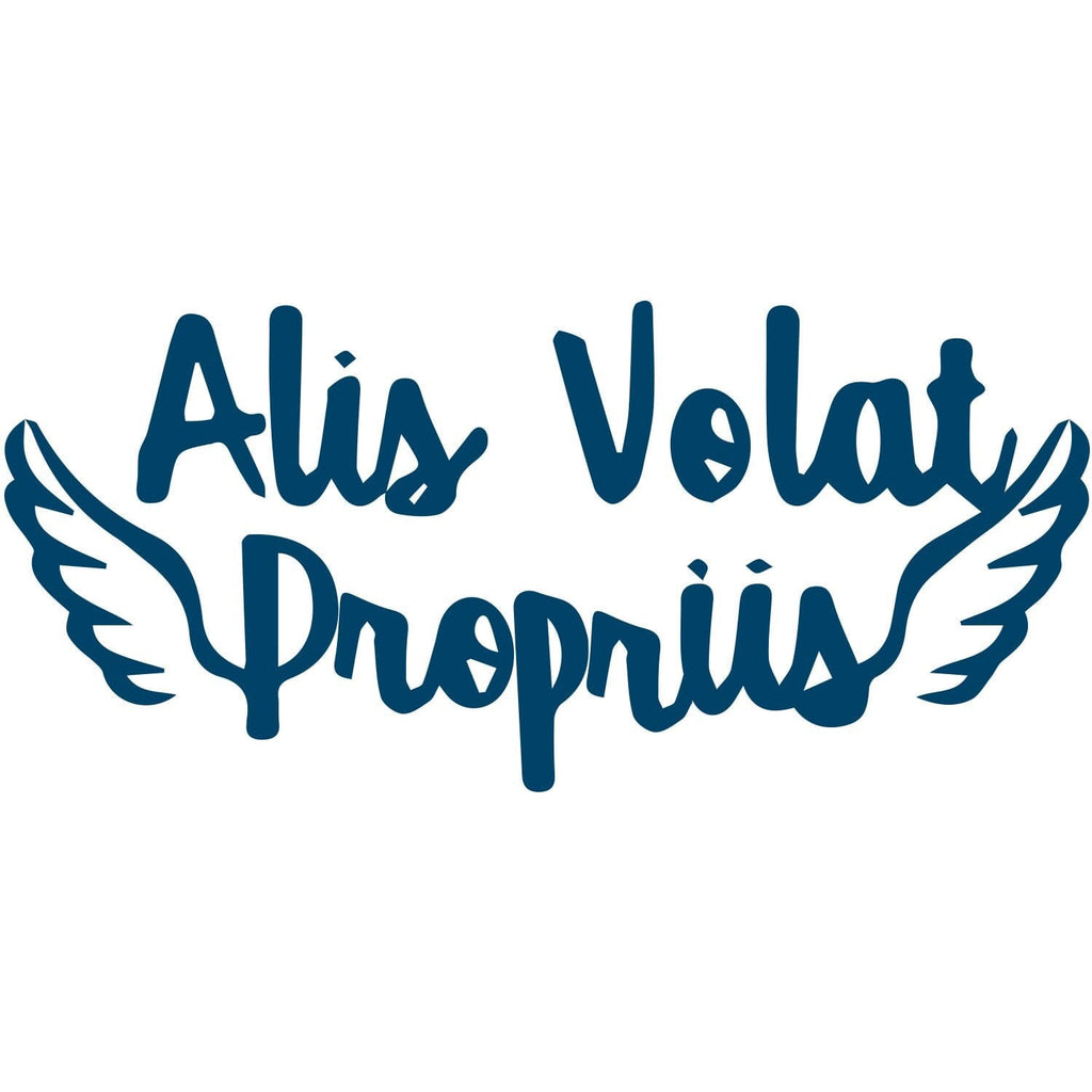 Alis Volat Propriis Manifestation Tattoo ("She flies with her own wings.") Temporary Tattoos Conscious Ink 