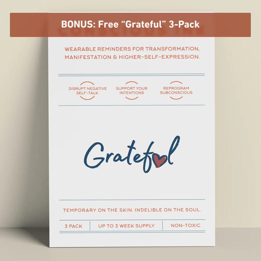 Conscious Ink Starter Kit (Save 38%) Temporary Tattoos Pack Conscious Ink 
