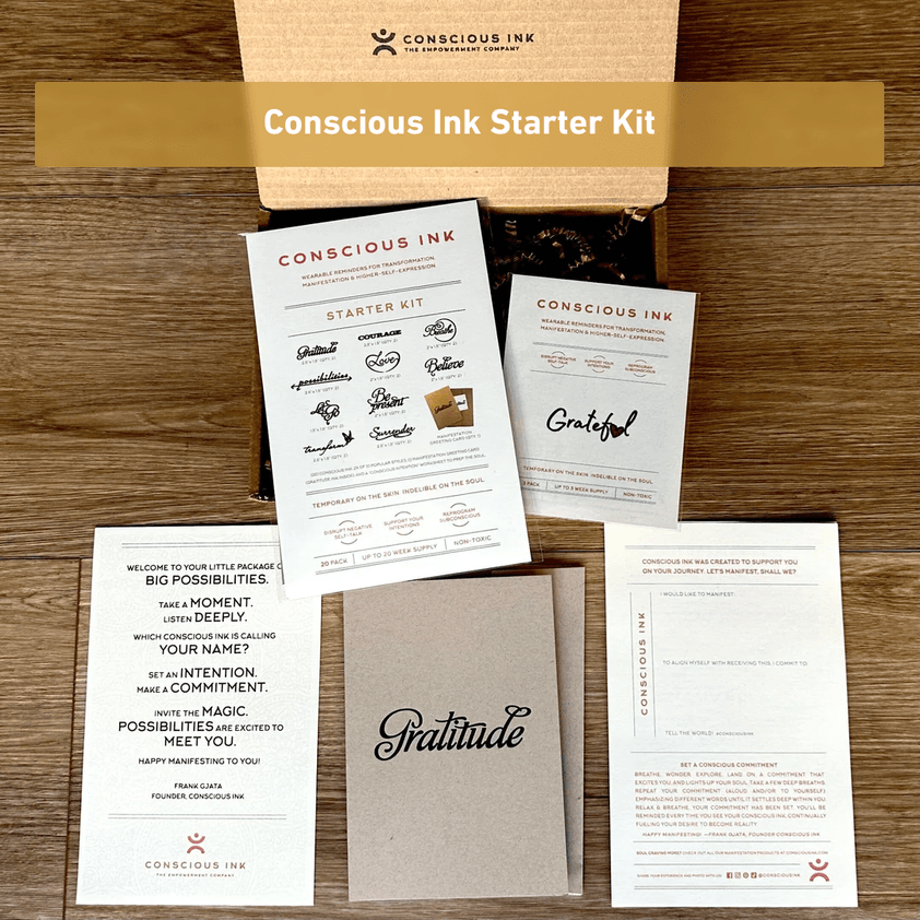 Starter Kit: Begin Your Conscious Ink Journey - Save 38%