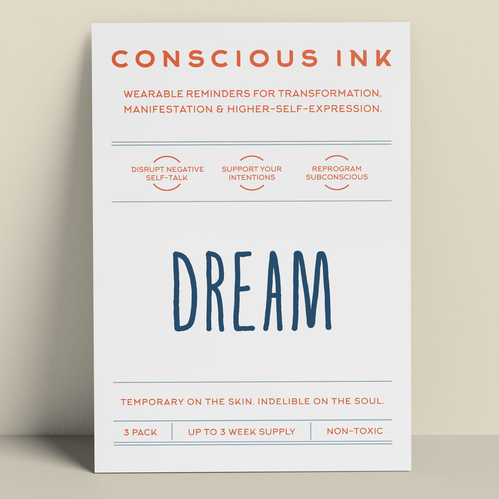 Dream Manifestation Tattoo Temporary Tattoos Conscious Ink 