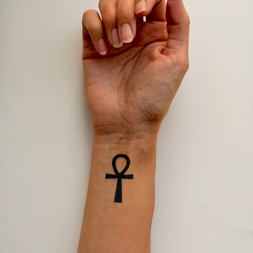 Egyptian Ankh Manifestation Tattoo Temporary Tattoos - Christian Faith Conscious Ink 