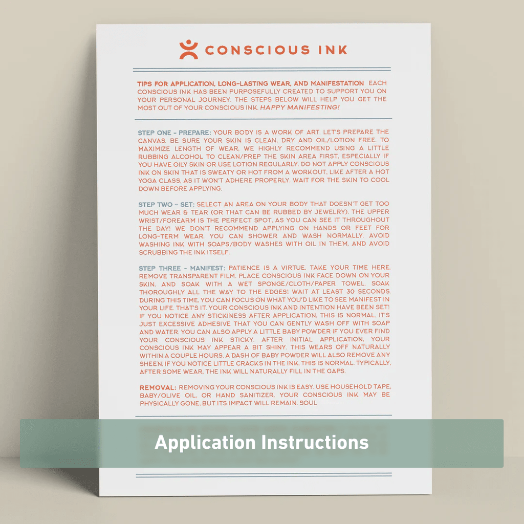 Heal Starter Kit: Begin Your Conscious Ink Journey - Save 38%