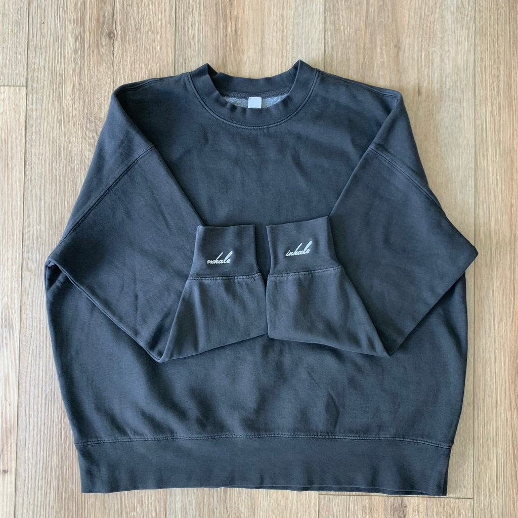 Inhale/Exhale Manifestation Sweatshirt Apparel & Accessories Conscious Ink 