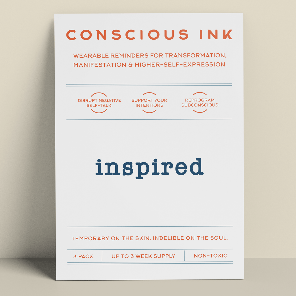 Inspired Manifestation Tattoo Temporary Tattoos Conscious Ink 