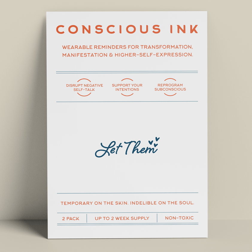 Let Then Script Let Them (script) Temporary Tattoo - Let Them (script) Tattoo ...