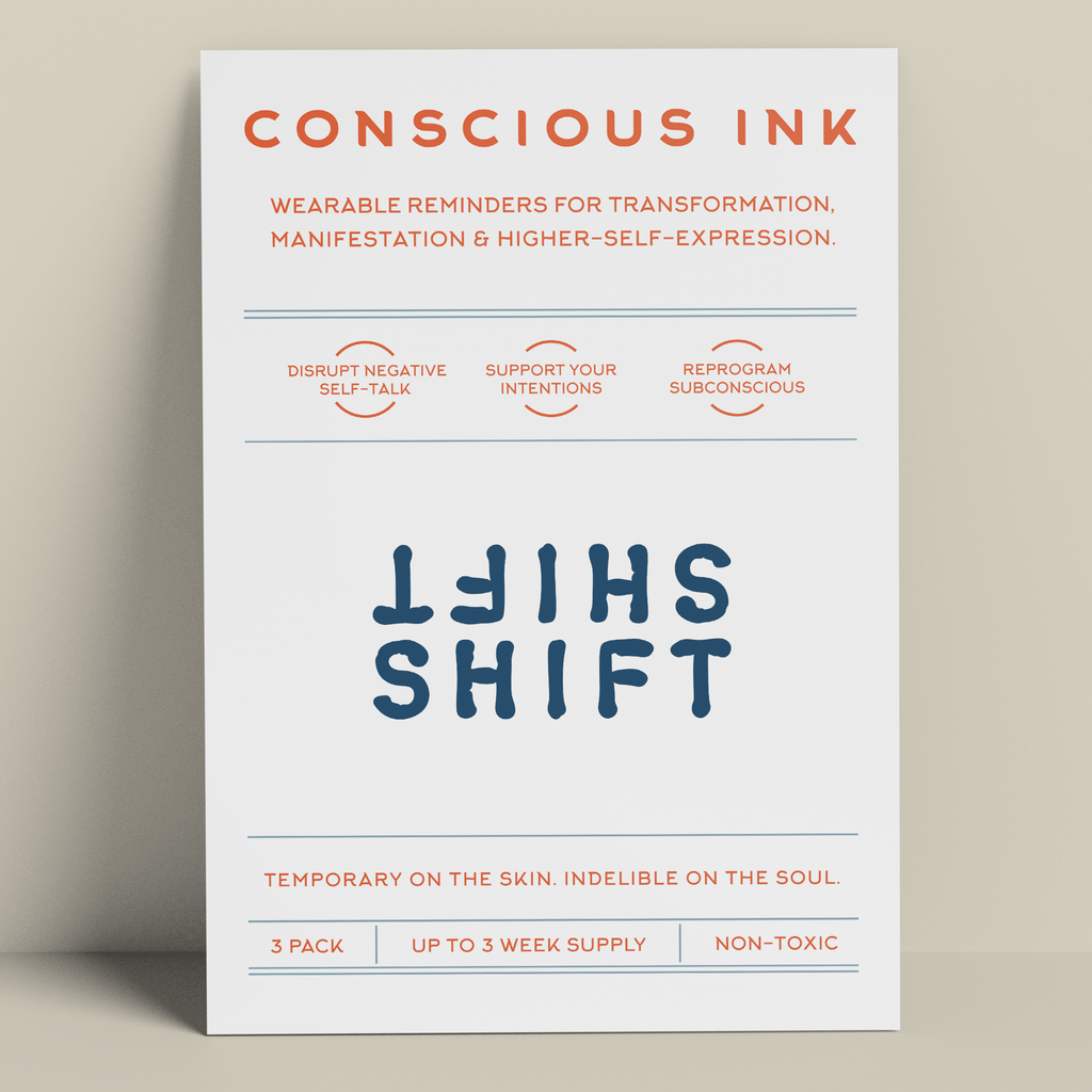 SHIFT SHIFT Manifestation Tattoo Temporary Tattoos Conscious Ink 