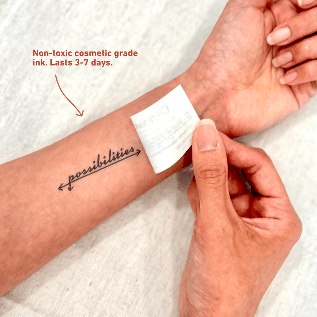 The Conscious Ink Subscription Temporary Tattoos Pack Conscious Ink 