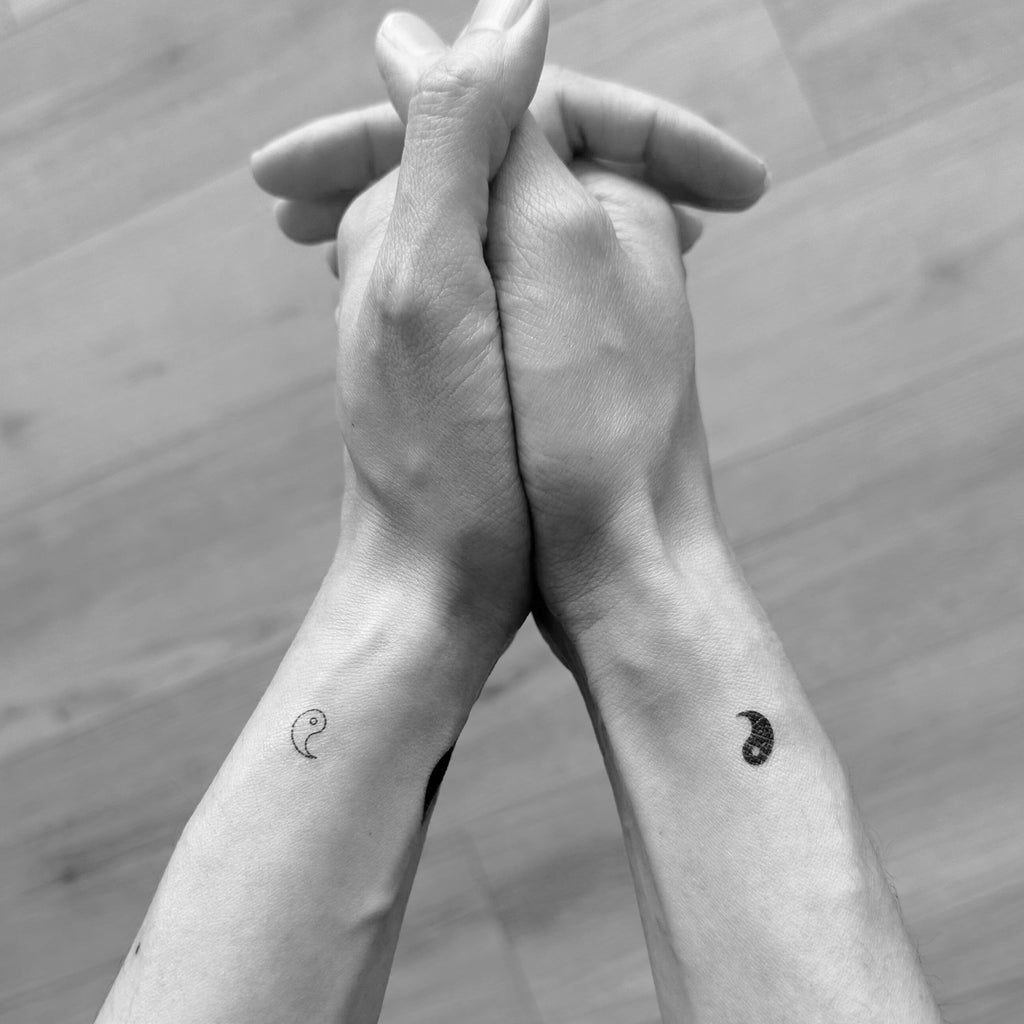 Yin Yang Manifestation Tattoo Temporary Tattoos Conscious Ink 