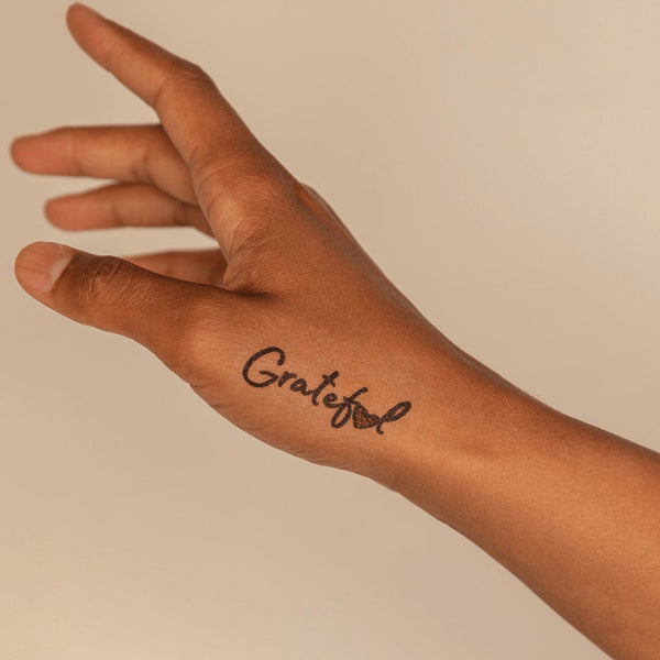 Grateful. | Tattoo quotes, Gratitude tattoo, Text tattoo