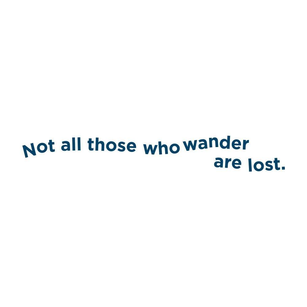 Not all those who wander are lost Manifestation Tattoo Temporary Tattoos Conscious Ink