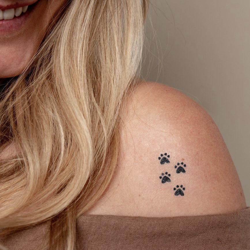 How to Make a Dog Paw Print Tattoo