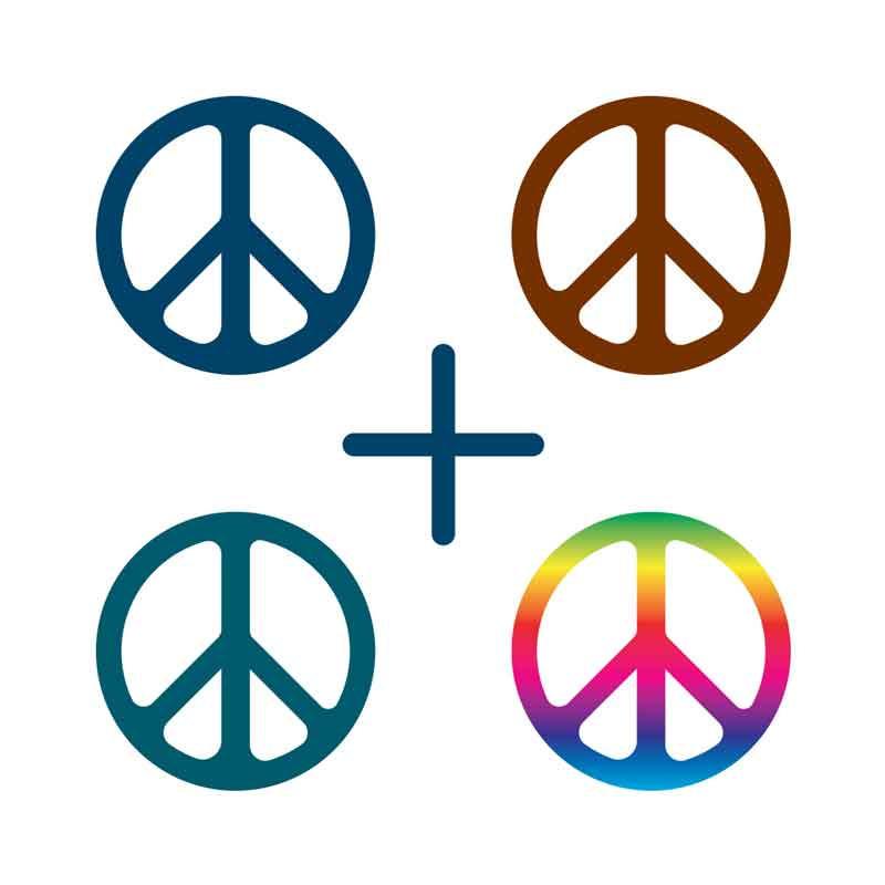Peace Signs Manifestation Tattoo Temporary Tattoos Conscious Ink