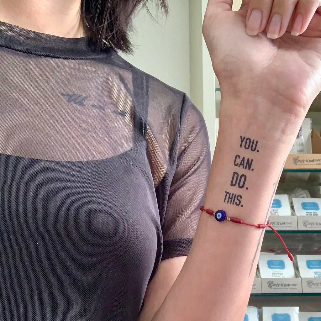 "You Can Do This" 3-Pack (Free W/Purchase $45+. Just add 1 to cart. No coded needed.) Temporary Tattoos Free offer