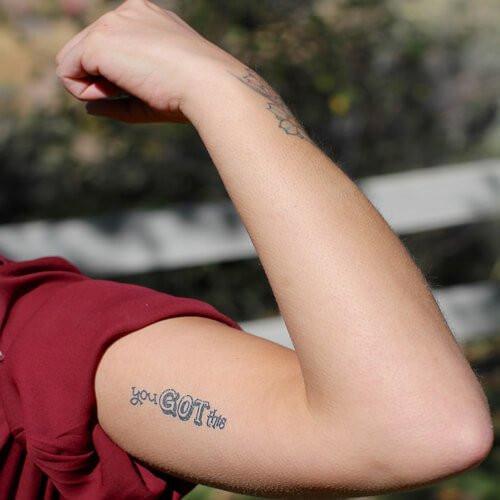 You GOT This Manifestation Tattoo Temporary Tattoos Conscious Ink